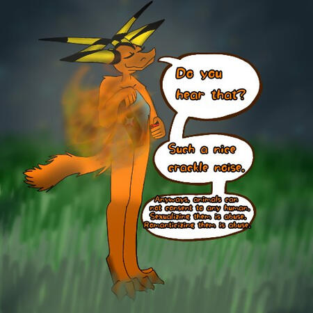 Valafar burns the zoophile flag again